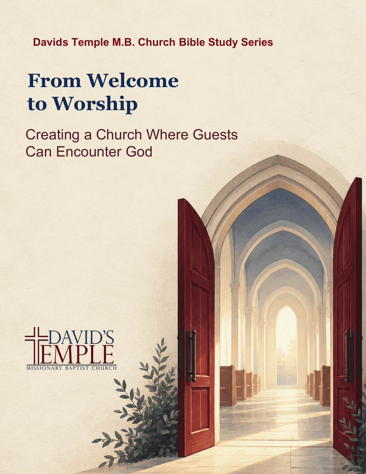 From Welcome to Worship study guide cover